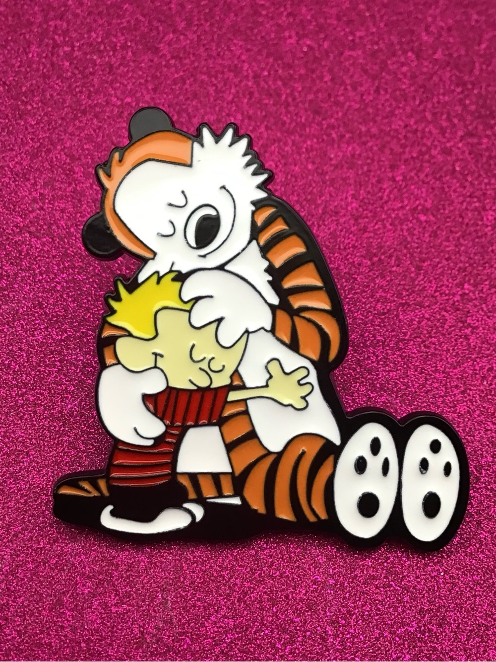 Calvin and Hobbes Enamel Pin